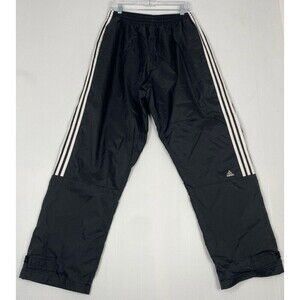 Vintage Adidas Windbreaker Sweatpants Size XL /XG Lined Black Baggy color black.